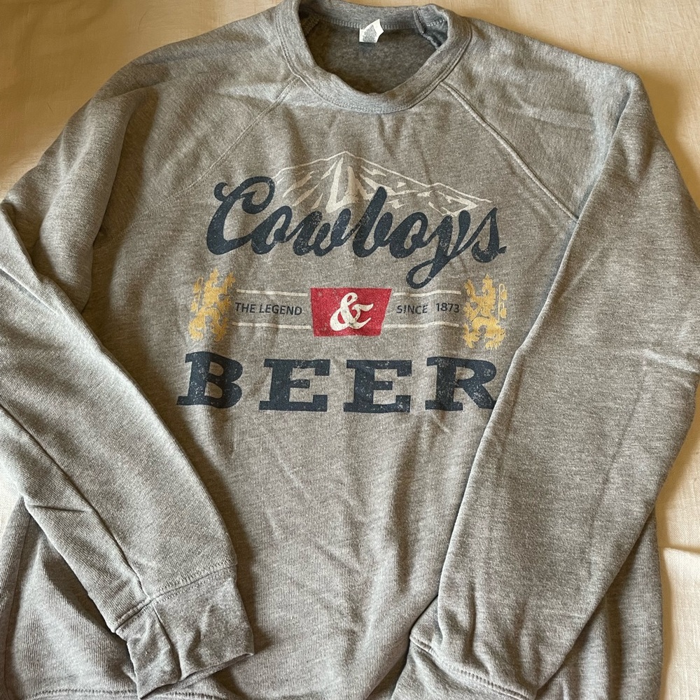 Cowboys & Beer Crewneck